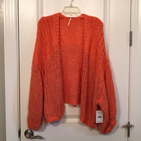 Free People Sweaters - Free People Coral Cardigan